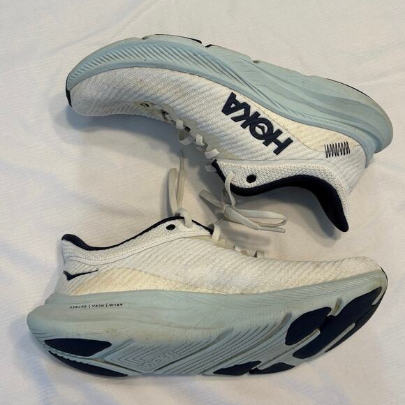 Hoka One One Solimar Womens 9 B White Athleisure Lightweight Running Shoes - Picture 9 of 15